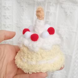 赤ちゃんの誕生日ケーキの帽子はカスタマイズすることができます色変更ウール手作りのかぎ針編みの小物ベビードールアクセサリー 9枚目の画像