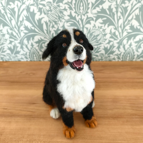 羊毛フェルト バーニーズマウンテンドッグさん 羊毛フェルト 羊毛