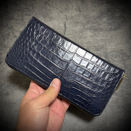 クロコダイル 長財布 メンズ レディス 大容量 カード15枚収納 長財布