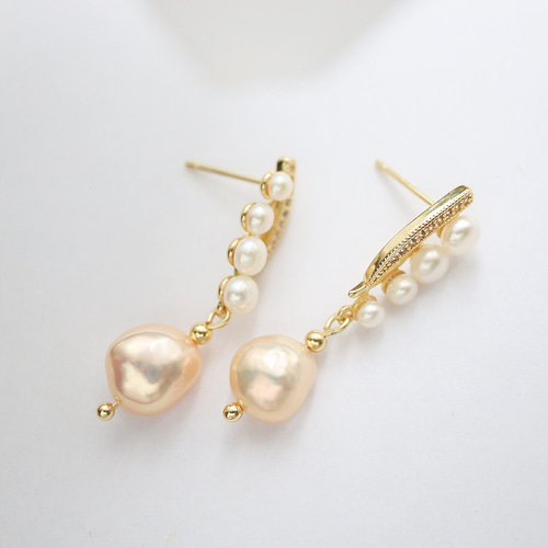 針部分silver925 パールのピアス♡