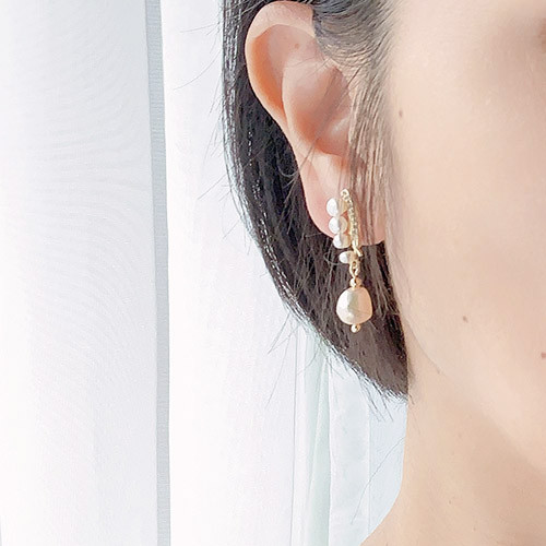 針部分silver925 パールのピアス♡