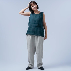 [wafu] 亞麻背心 追求舒適感的人 敏感肌膚 女式亞麻背心 / Korai Nato p017d-kou1 第13張的照片