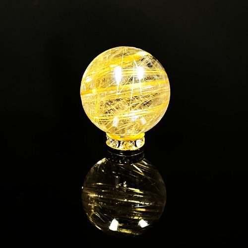 楽天市場】ゴールドルチル ルチルクォーツ ルチル 針水晶 丸玉