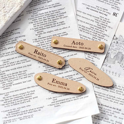 送料込【 木製 】 ファーストアートタグ MDF フィンガーアート アートタグ 一歳 ファーストバースデー 11枚目の画像