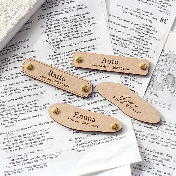 送料込【 木製 】 ファーストアートタグ MDF フィンガーアート アートタグ 一歳 ファーストバースデー 11枚目の画像