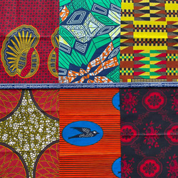 ハギレセット＊100枚組  生地  アフリカ布 アフリカン 小物作り ハンドメイド 手作り 手芸用品 布 カットクロス 13枚目の画像
