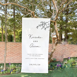 ウェルカムタペストリー】R60×120cm｜選べるデザイン8種｜結婚式