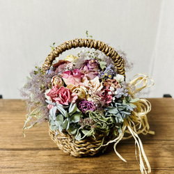 プリザーブドフラワー♡羊さんのウッドジョッパーズアレンジ fit=scale-down,w=1200