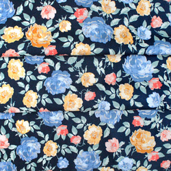 カットクロス RJR Fabrics Summer Rose Lorraine Midnight Metallic 7枚目の画像