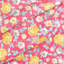 カットクロス RJR Fabrics Summer Rose Lorraine Sunset Metallic 6枚目の画像