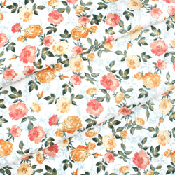 カットクロス RJR Fabrics Summer Rose Marietta Orange Metallic 6枚目の画像