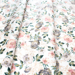 カットクロス RJR Fabrics Summer Rose Marietta Peachy Metallic 5枚目の画像