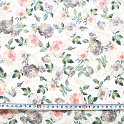 カットクロス RJR Fabrics Summer Rose Marietta Peachy Metallic 4枚目の画像
