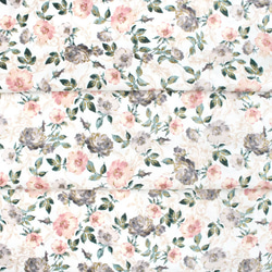 カットクロス RJR Fabrics Summer Rose Marietta Peachy Metallic 7枚目の画像