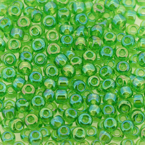 丸大ビーズ ペリドットAB ペリドットオーロラ 1枚目の画像