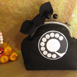 テレフォンバッグ ショルダーバッグ 黒電話 telephone bag 黒 テレフォンバッグ ショルダーバッグ 黒電話 telephone bag 黒