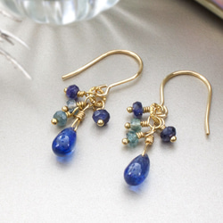 再販！14kgfカラーオパール・カイヤナイトピアス/イヤリング 再販！14kgfカラーオパール・カイヤナイトピアス/イヤリング