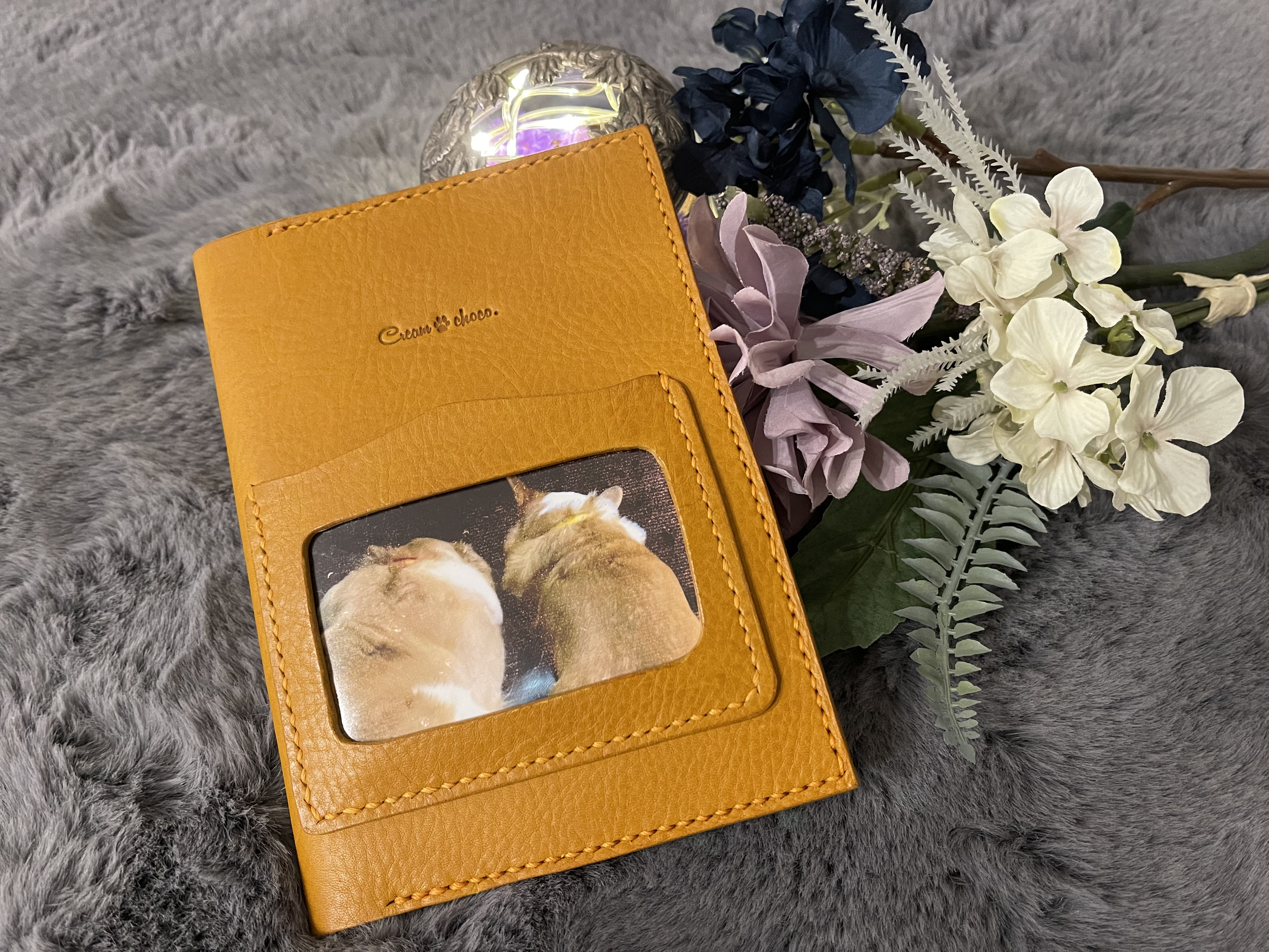 SALE! 20%OFF イタリアンレザー 手縫い 手帳ケー 手帳カバー お薬手帳カバー 革手帳　革小物　母子手帳