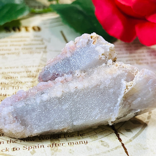 通販でクリスマス 精霊を呼ぶ石✨ ラフ サボテン水晶 カクタスアメジスト 変種 コレクション