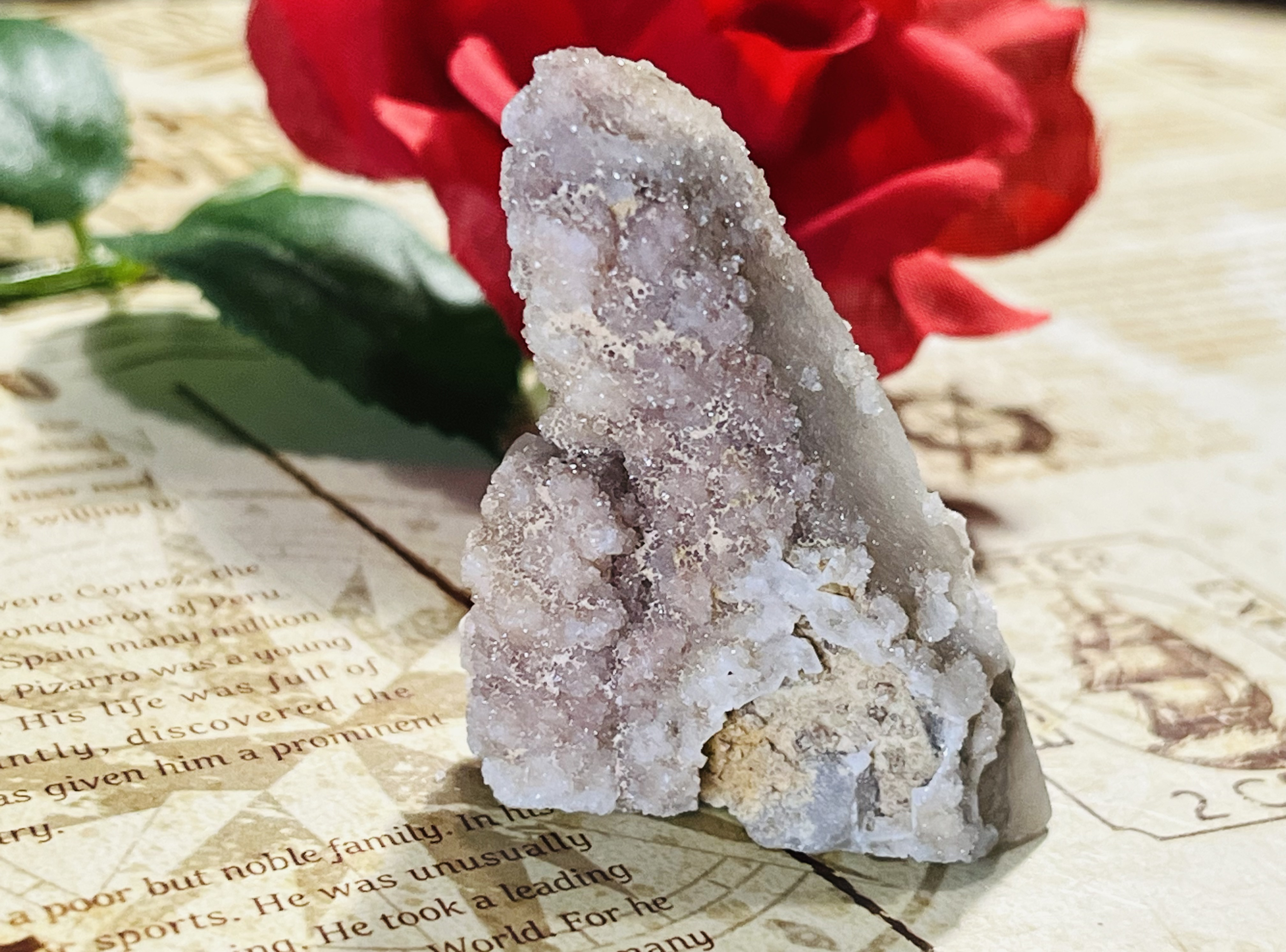 精霊を呼ぶ石✨ 変種 カクタスアメジスト サボテン水晶 ラフ