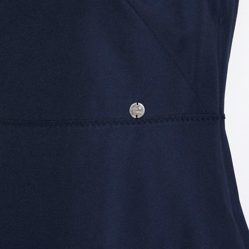 秋まで着回せる◎】コットンポリエステル ノースリーブワンピース