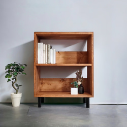 天然杉の無垢ラック（サイドボード/本棚/シェルフ/収納棚/棚