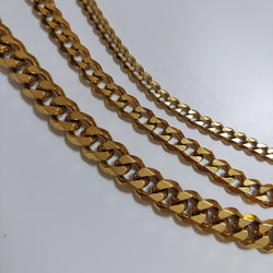 【金属アレルギー対応】8mm cuban chain necklace RN0308 13枚目の画像