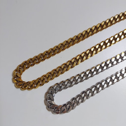 【金属アレルギー対応】8mm cuban chain necklace RN0308 12枚目の画像