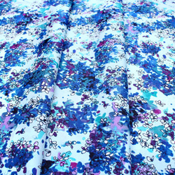 カットクロス RJR Fabrics Ink Rose Lili Flowers Dark Teal 4枚目の画像