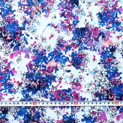 カットクロス RJR Fabrics Ink Rose Lili Flowers Sweet Breeze 3枚目の画像