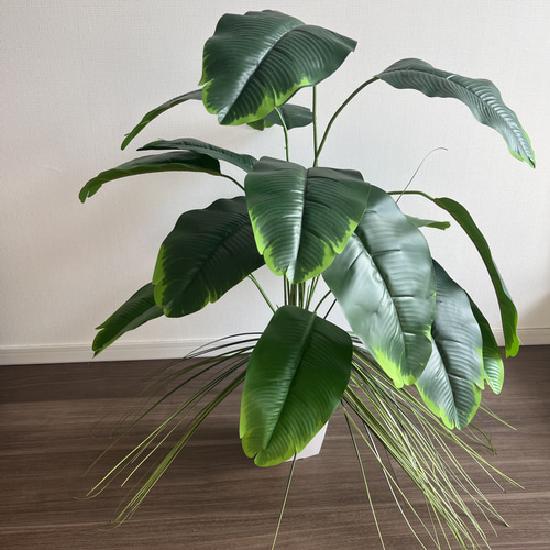 限定セット 人工観葉植物 フェイクグリーン バナナリーフ オニオン 