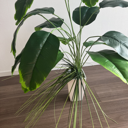 限定セット 人工観葉植物 フェイクグリーン バナナリーフ オニオン