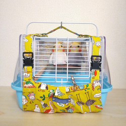 鳥用 インコ用♡ハートフルキャリーが入る♤キャリーバッグ 通院