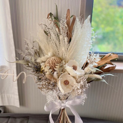 ️ウエディングブーケ 和装ブーケモダンブーケ ドライフラワーブーケ