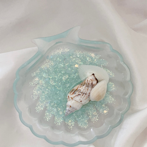 エポキシレジンの海のアート作品です 海の置物、夏の海、綺麗な海の