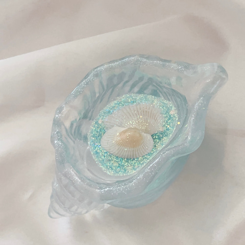 海レジン、海のアート、夏の置物、夏の綺麗な置物です その他置物 かず 