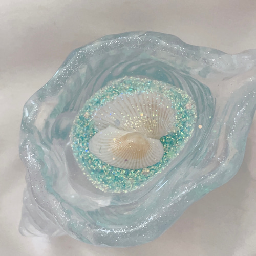 海レジン、海のアート、夏の置物、夏の綺麗な置物です その他