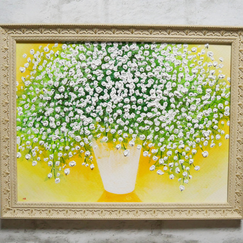 油絵 絵画 絵 油彩 アートパネル【スーパーブルームーン