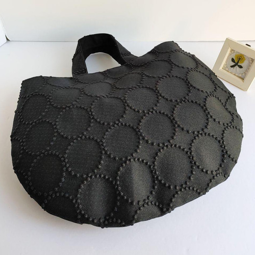 ミナペルホネン タンバリン ブラック peitto bag風バッグ ミナペルホネン タンバリン ブラック peitto bag風バッグ