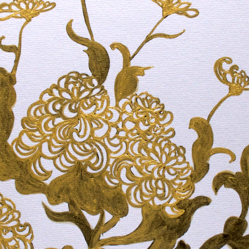 秋瞑菊　色紙画 楽天市場】色紙絵 菊の通販