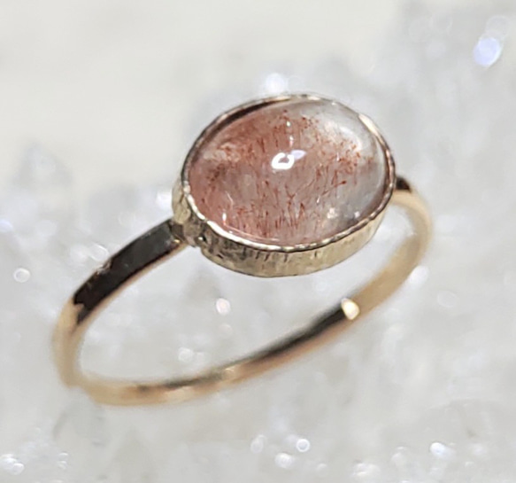 strawberry quartz＊14kgf ring 2枚目の画像