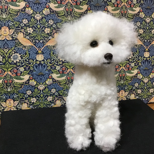 羊毛フェルト コーギー犬 お座りポーズ オーダー品（チワワ）お座りポーズ 羊毛フェルト コーギー大好き