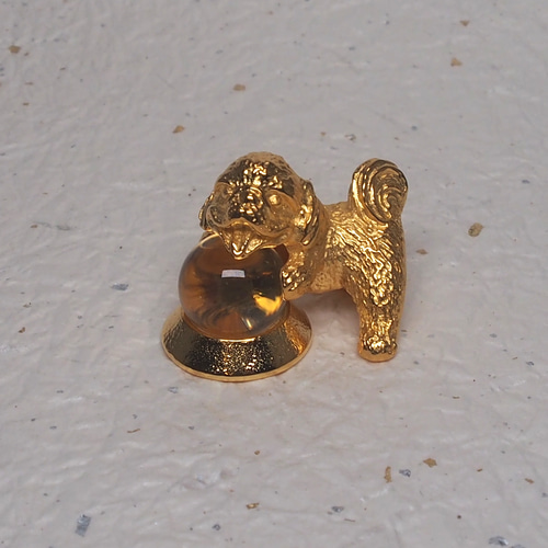 セール‼︎ヘレンド希少‼︎　シノワズリ　ゲデレ　狛犬2体セット　獅子 獅子・狛犬 ”ペキニーズ” 置物 SV925 メッキ仕上げ ※送料無料