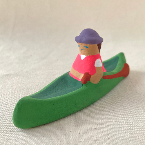 手作り カヌー模型 1/12スケールカヌー模型キット （WOODEN CANOE ヒロウッデンカヌー