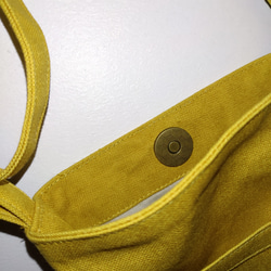 帆布のスマホショルダー　サコッシュ 11枚目の画像