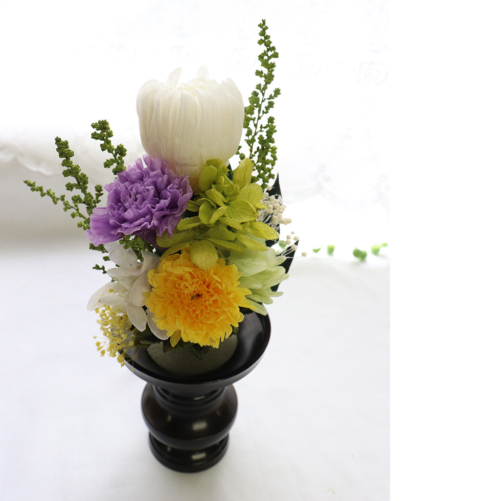 プリザーブドフラワー 仏花 花器なし 「琴音」 器なし お供え
