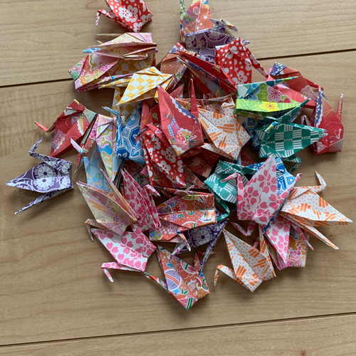 【確認用】19/和柄折り鶴（大サイズ）50羽 確認用】19/和柄折り鶴（大サイズ）50羽 【公式通販】