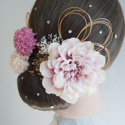 ウエディングブーケ、ブートニア、髪飾り ウエディングブーケ+ブートニア+髪飾り♡ウェディングブーケブーケ