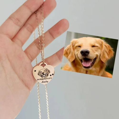受注製作 【愛犬の顔で作る世界に一つのペンダント】ネックレス