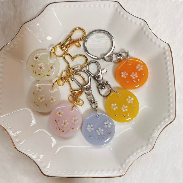 専用商品K-7337 フラワーチャーム レジンパーツ（簡単♡夏休みレジン  